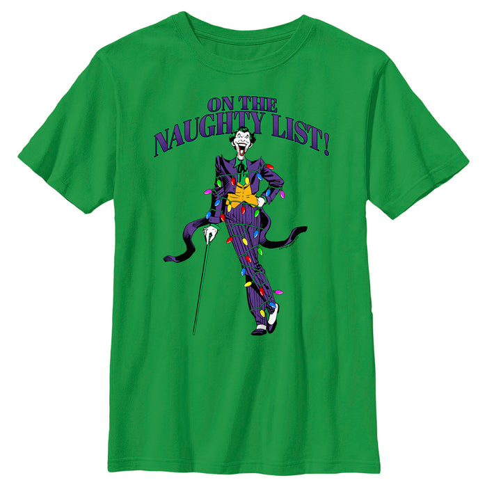 fifth sun Boy's Batman On the Naughty List T-Shirt