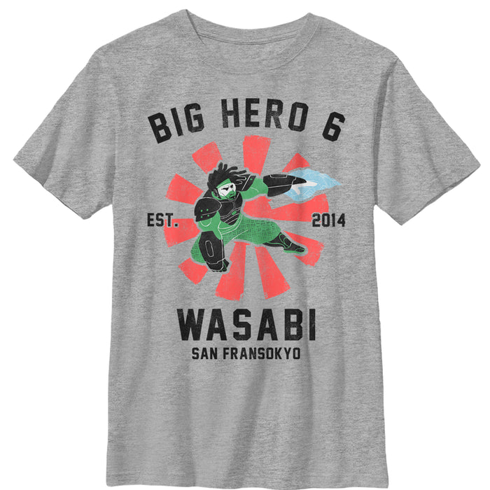 fifth sun Boy's Big Hero 6 Wasabi Portrait T-Shirt