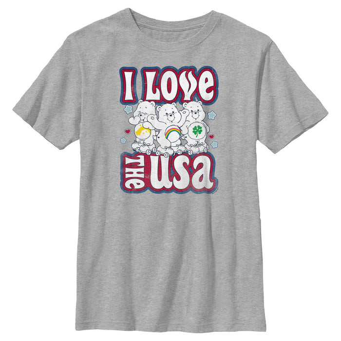 fifth sun Boy's Care Bears I Love the USA T-Shirt