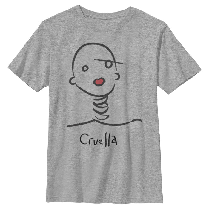 fifth sun Boy's Cruella Abstract Doodle T-Shirt