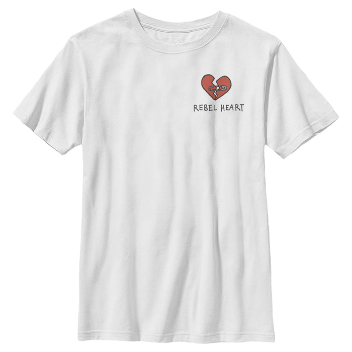 fifth sun Boy's Cruella Rebel Heart T-Shirt