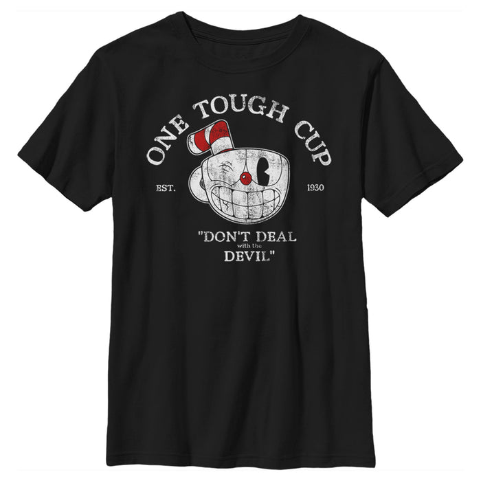 fifth sun Boy's Cuphead Tough Cup Est. 1930 T-Shirt