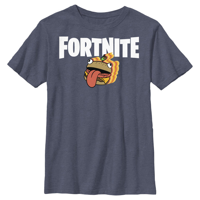 fifth sun Boy's Fortnite Durr Burger Logo T-Shirt