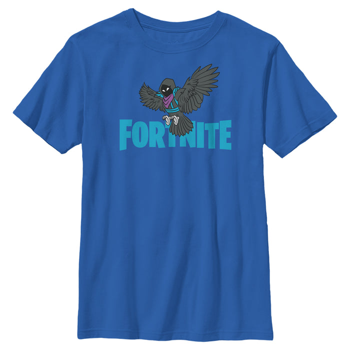 Fifth Sun Boy's Fortnite Raven Logo T-Shirt