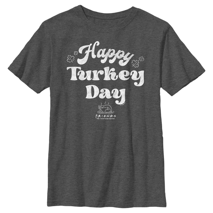 fifth sun Boy's Friends Happy Turkey Day T-Shirt
