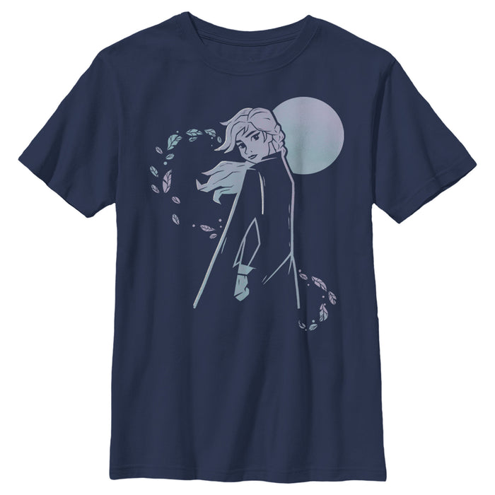 fifth sun Boy's Frozen 2 Anna Winter Wind T-Shirt
