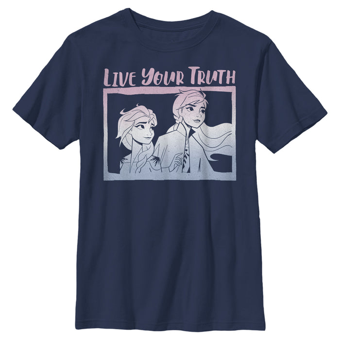 fifth sun Boy's Frozen 2 Sister Live Truth T-Shirt