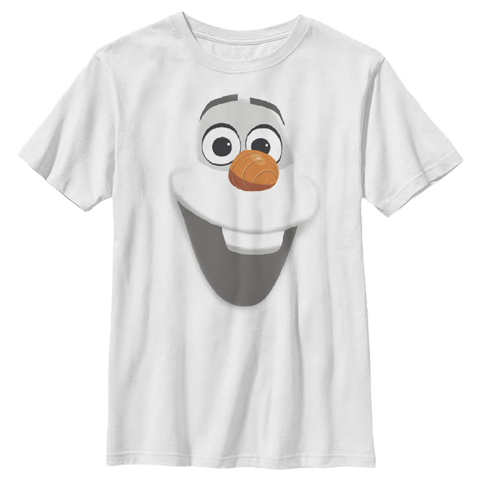 fifth sun Boy's Frozen Olaf Face T-Shirt