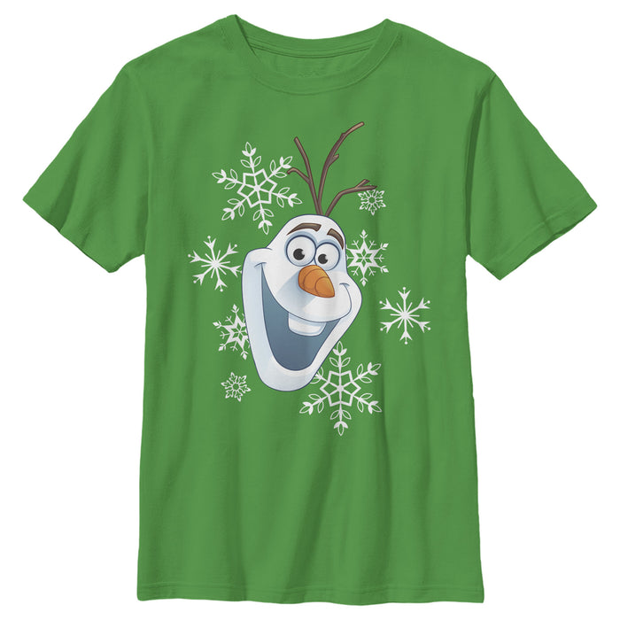 fifth sun Boy's Frozen Olaf Smile T-Shirt