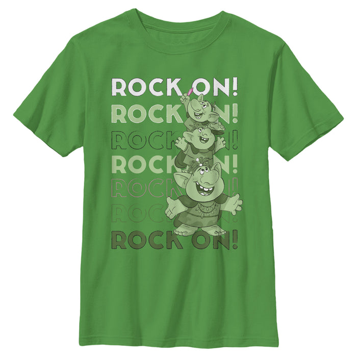 fifth sun Boy's Frozen Rock On Trolls T-Shirt