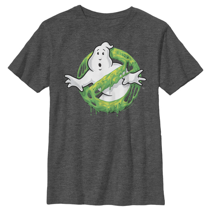 fifth sun Boy's Ghostbusters Slime Logo T-Shirt