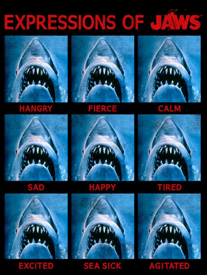 Fifth Sun Boy's Jaws Expressions Of Jaws T-Shirt