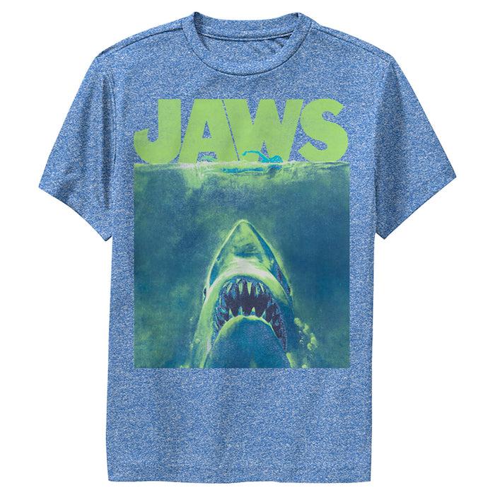 Fifth Sun Boy's Jaws Neon Poster Performance Tee