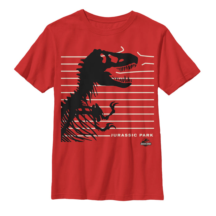 fifth sun Boy's Jurassic Park T. Rex Fence T-Shirt