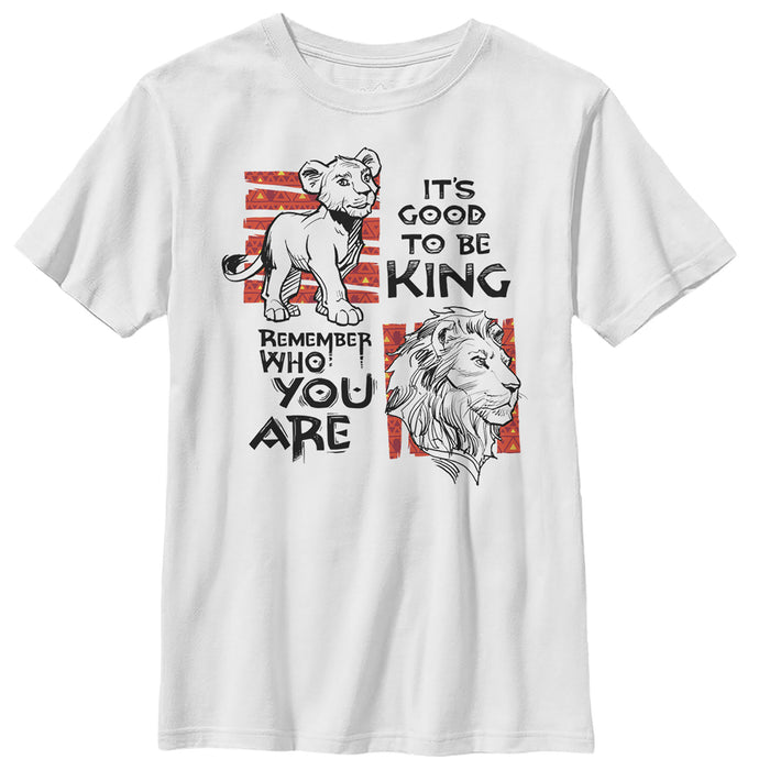 fifth sun Boy's Lion King Good to Be King T-Shirt