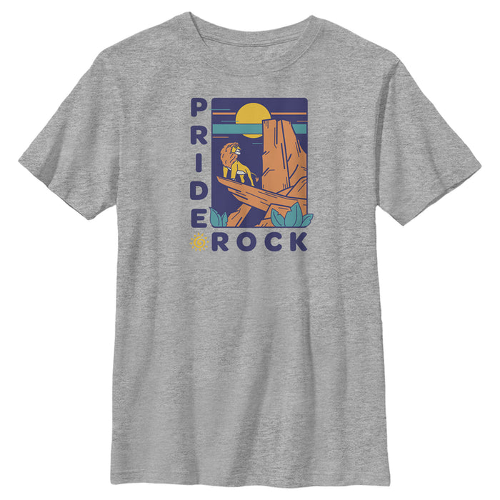 fifth sun Boy's Lion King Pride Rock Badge T-Shirt