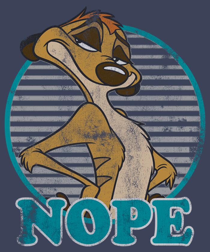 Fifth Sun Boy's Lion King Retro Nope Timon T-Shirt