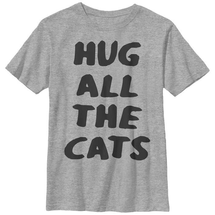 fifth sun Boy's Lost Gods Hug All the Cats T-Shirt