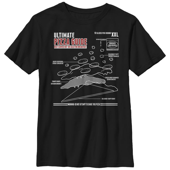 fifth sun Boy's Lost Gods Pizza Guide T-Shirt