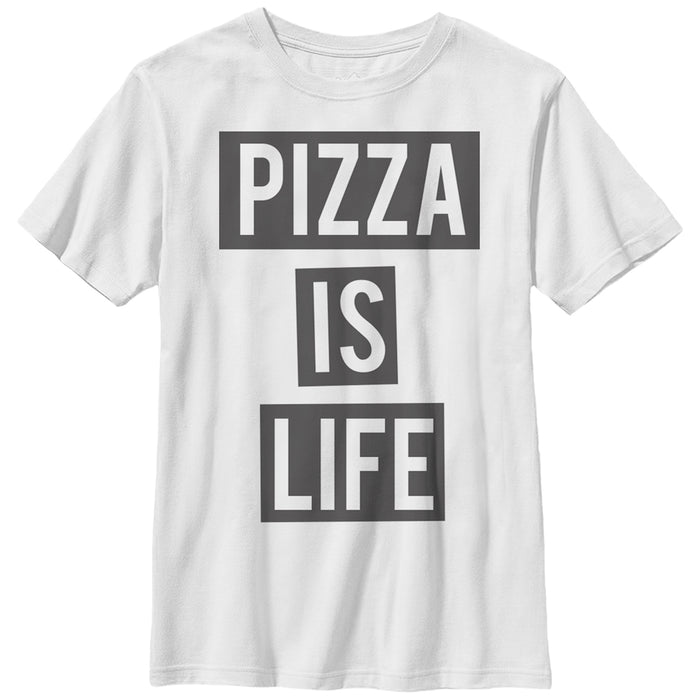 fifth sun Boy's Lost Gods Pizza is Life T-Shirt