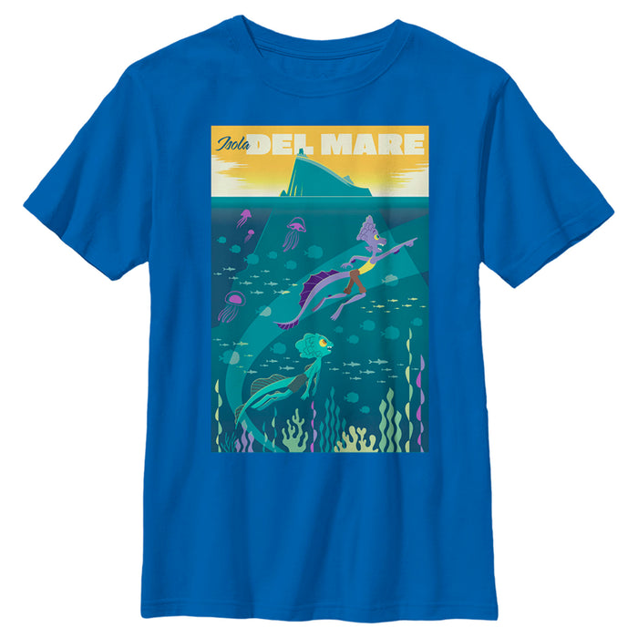 fifth sun Boy's Luca Isola Del Mare Poster T-Shirt