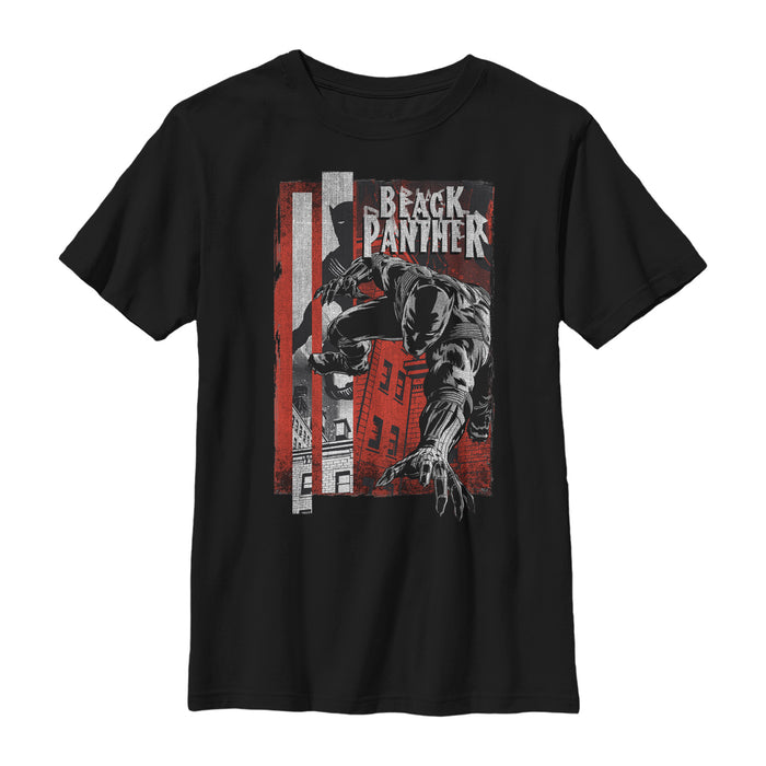 fifth sun Boy's Marvel Black Panther Lurk T-Shirt