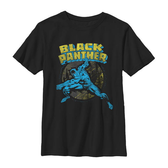fifth sun Boy's Marvel Black Panther Retro T-Shirt