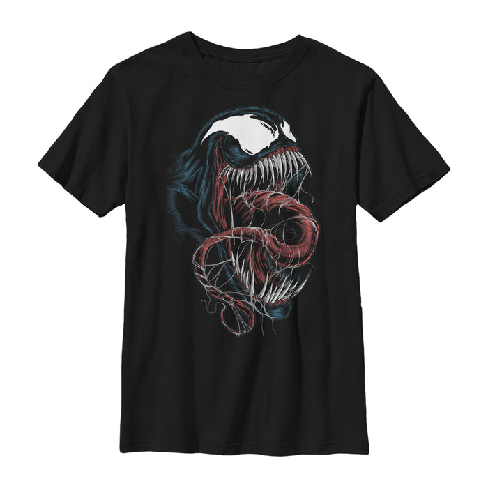 fifth sun Boy's Marvel Venom Close-Up T-Shirt