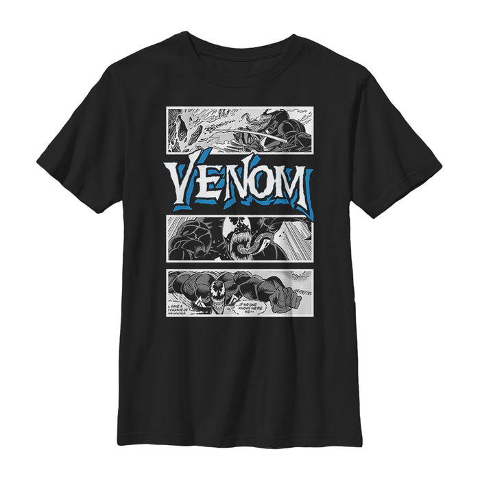 fifth sun Boy's Marvel Venom Comic Panels T-Shirt