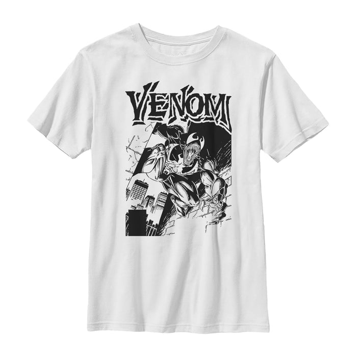 fifth sun Boy's Marvel Venom Lurking T-Shirt