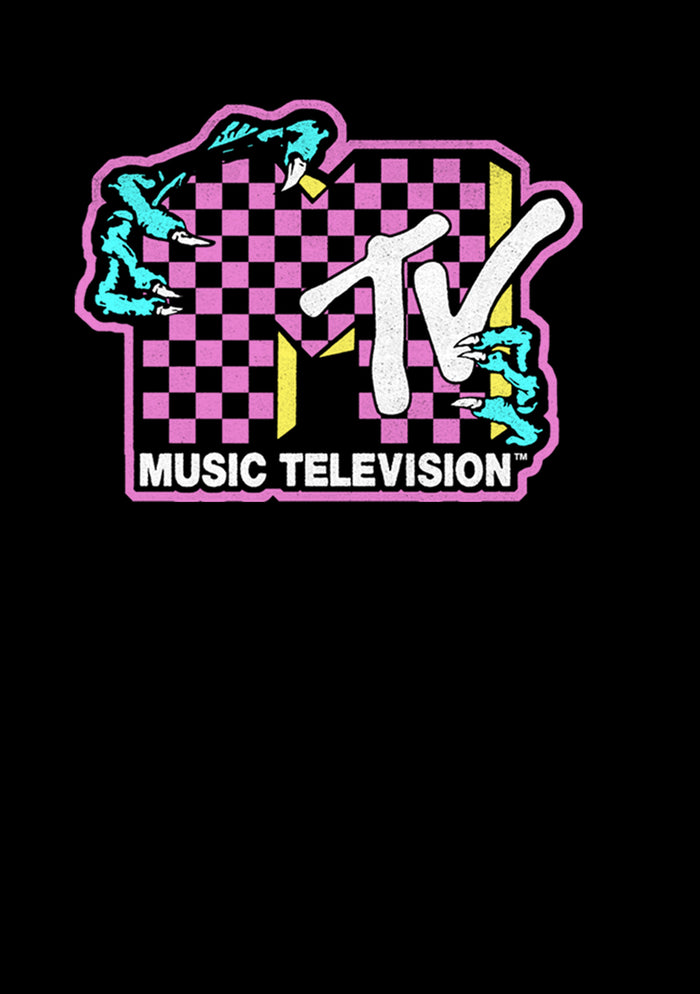 Fifth Sun Boy's MTV Dragon Checker Logo T-Shirt