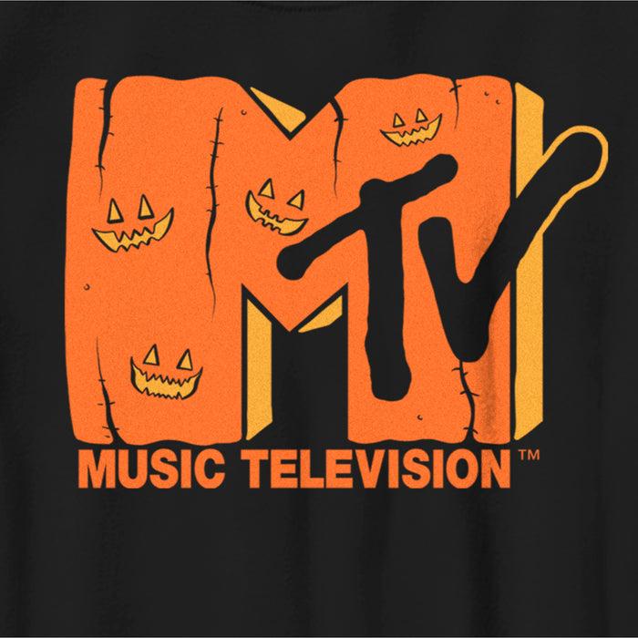 Fifth Sun Boy's MTV Jack-o'-lantern Logo T-Shirt