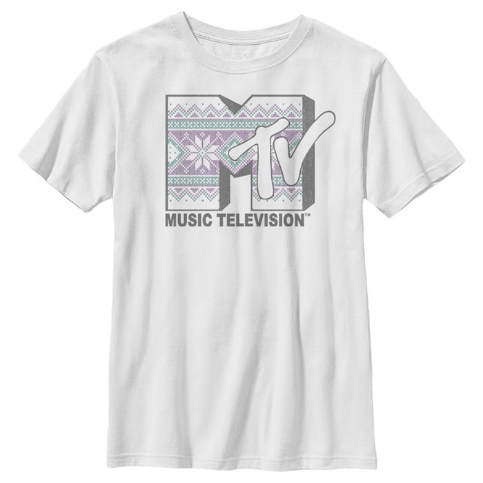 fifth sun Boy's MTV Tapestry Logo T-Shirt