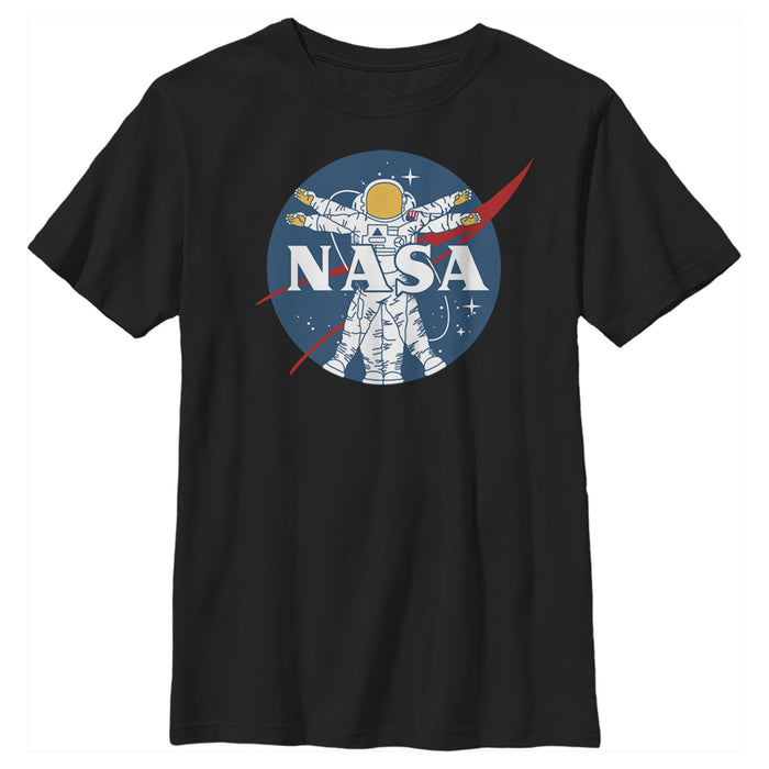 fifth sun Boy's NASA Da Vinci Astronaut T-Shirt