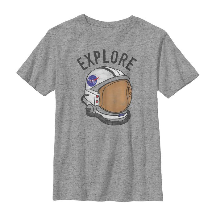 fifth sun Boy's NASA Explore Helmet T-Shirt