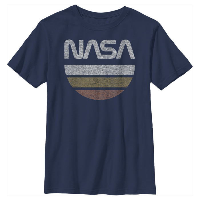 fifth sun Boy's NASA Half Moon T-Shirt
