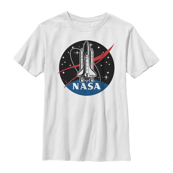 fifth sun Boy's NASA Rocket Logo T-Shirt
