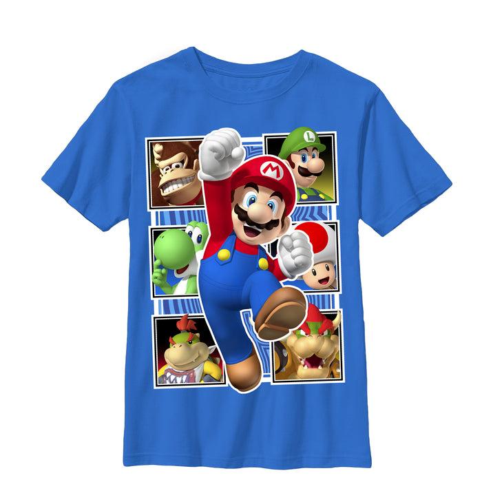 fifth sun Boy's Nintendo Mario Number One T-Shirt