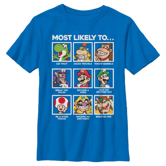 fifth sun Boy's Nintendo Most Likely To… T-Shirt