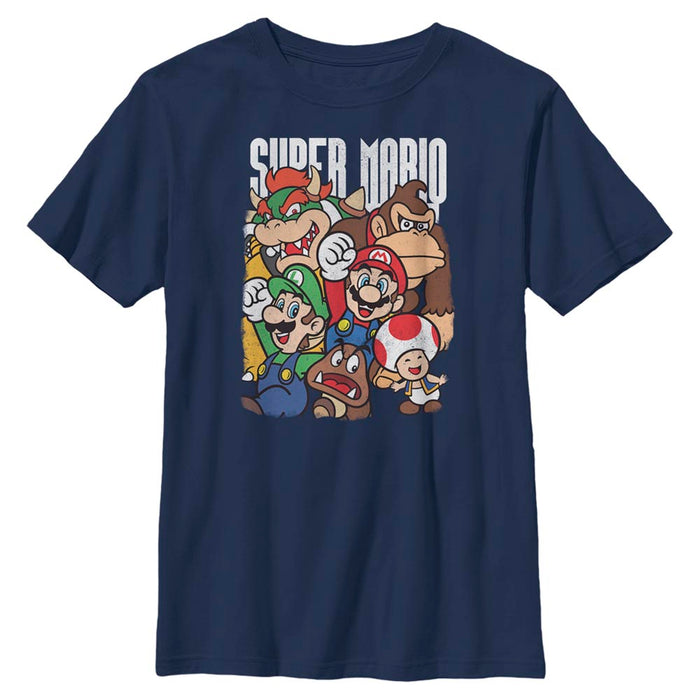 fifth sun Boy's Nintendo Super Mario Party T-Shirt
