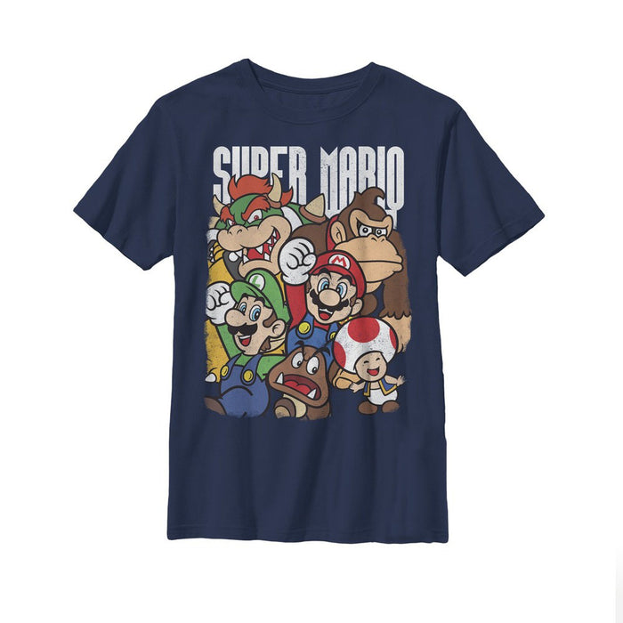 fifth sun Boy's Nintendo Super Mario Party T-Shirt