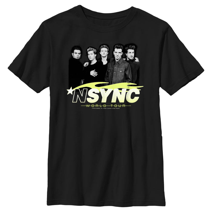 fifth sun Boy's NSYNC World Tour Poster T-Shirt