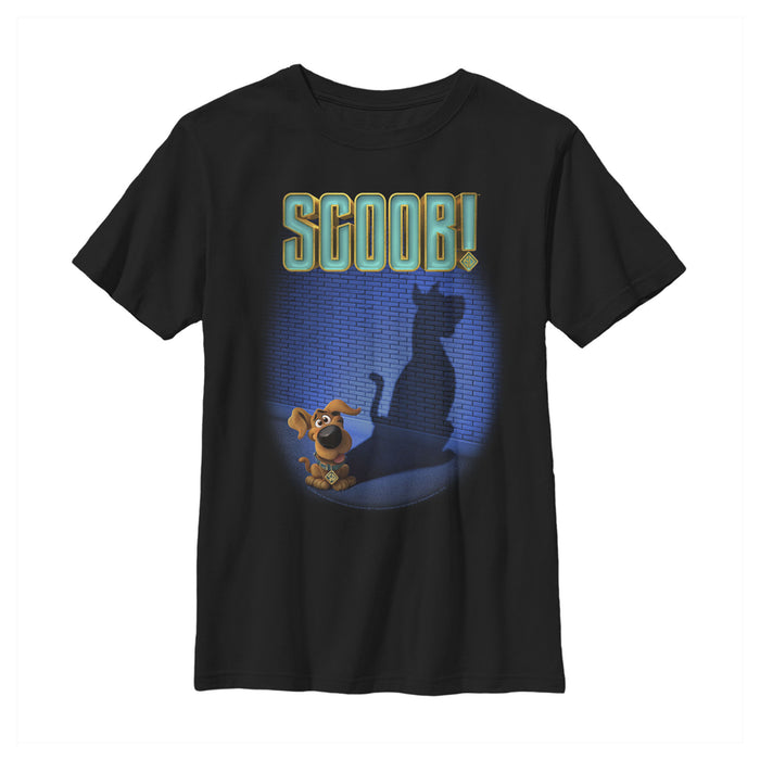 fifth sun Boy's Scooby Doo Dog Shadow T-Shirt