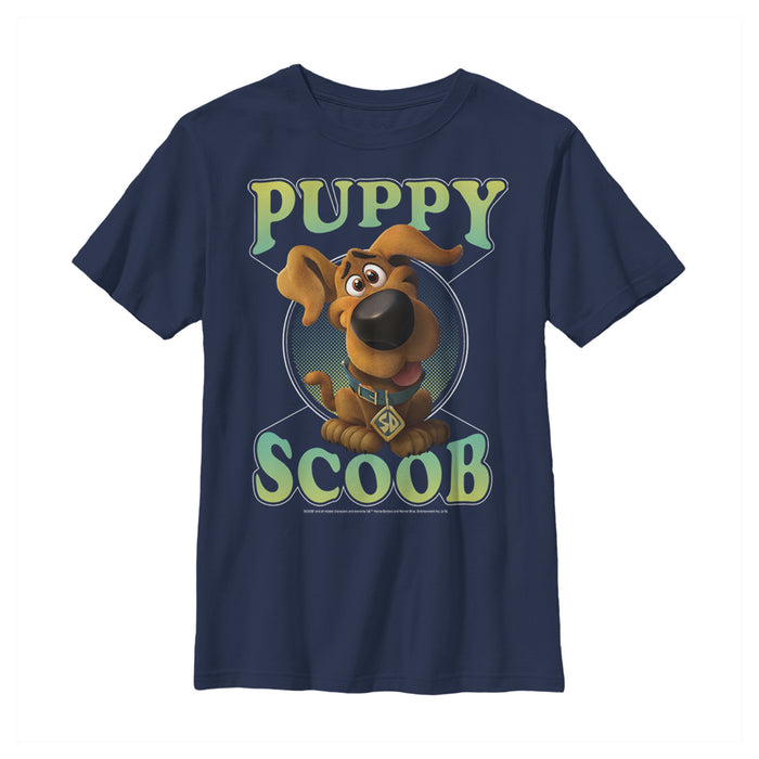 Fifth Sun Boy's Scooby Doo Puppy Circle T-Shirt