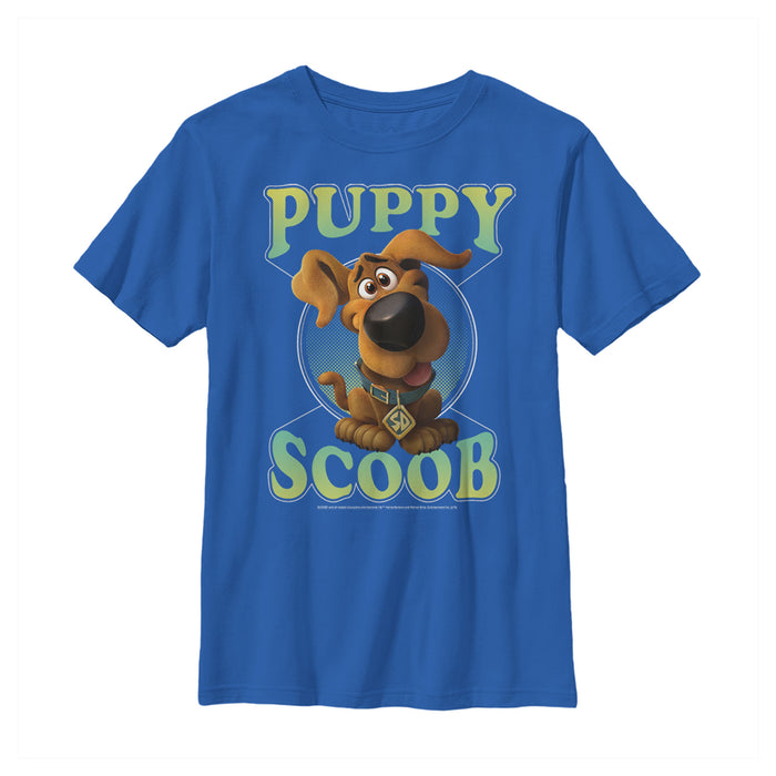 fifth sun Boy's Scooby Doo Puppy Circle T-Shirt