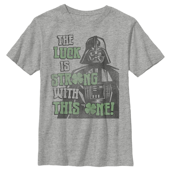 fifth sun Boy's Star Wars Darth Vader Luck T-Shirt
