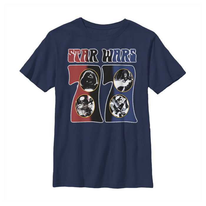 fifth sun Boy's Star Wars Groovy Villains T-Shirt