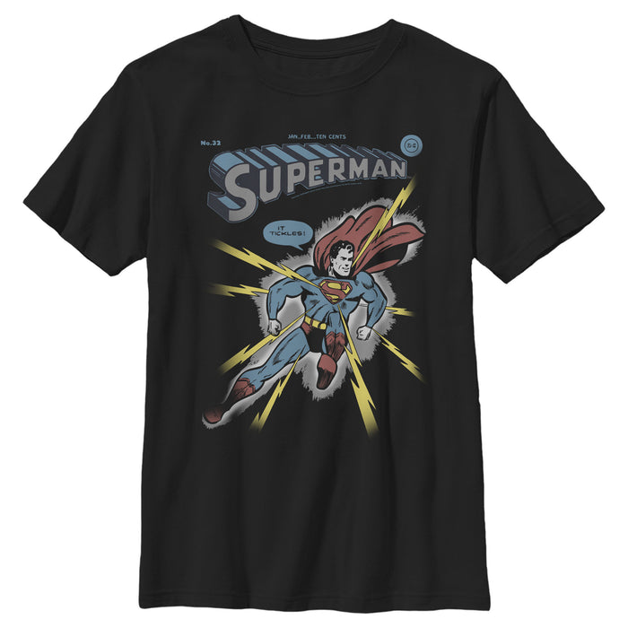 fifth sun Boy's Superman Electrified T-Shirt