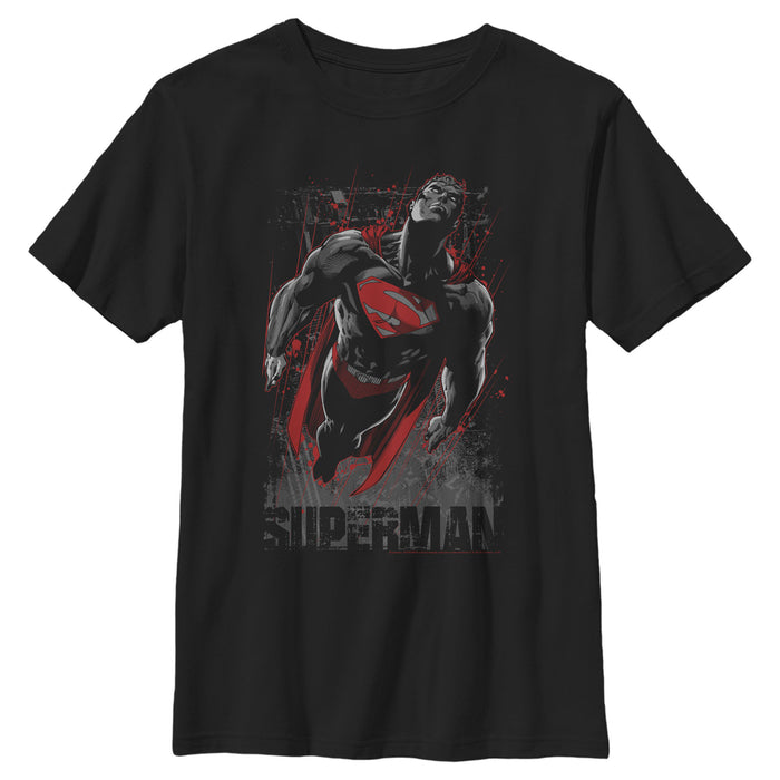 fifth sun Boy's Superman Flight Looking On T-Shirt