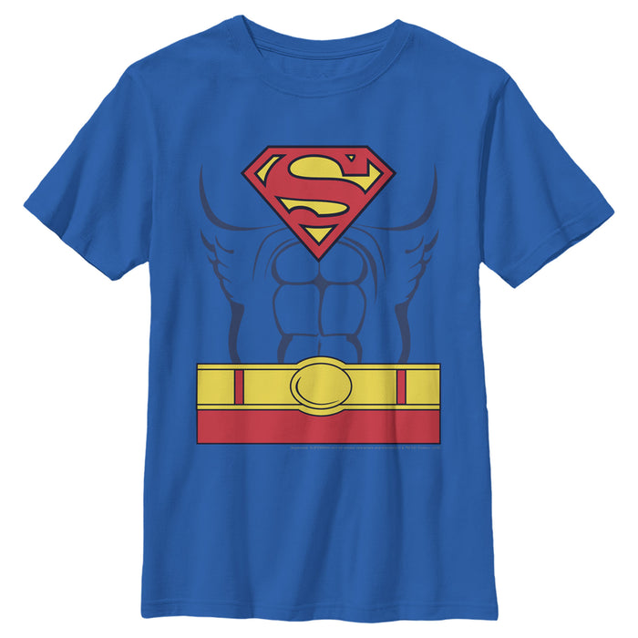 fifth sun Boy's Superman Hero Costume T-Shirt